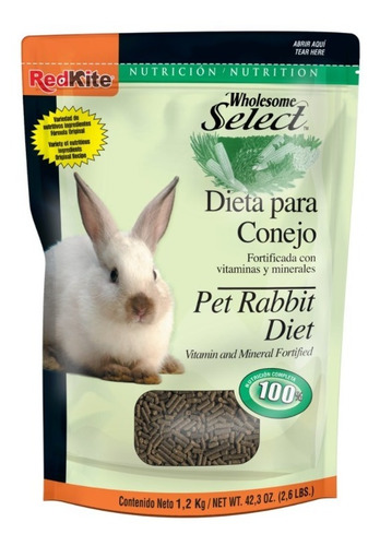 Imagen 1 de 3 de Alimento Para Conejos Pet Rabbit Diet 1.2 Kg