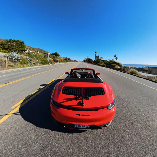 Suporte de ventosa tripla para câmera de carro Insta360 X3 X4 cor preta