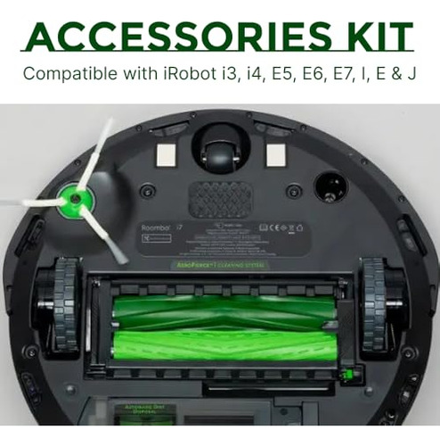 Piezas De Aspiradora Compatibles Con Irobot Roomba I3, I4, E