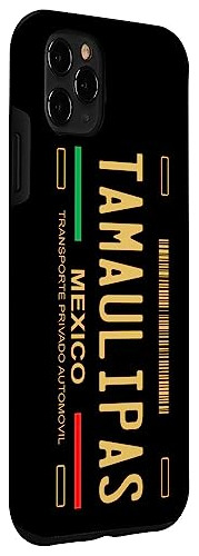 Funda Para iPhone 11 Pro Max Tamaulipas License Plate