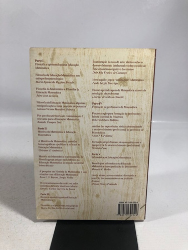 Livro Pesquisa Em Educação Matemática Unesp A114 (Usado)