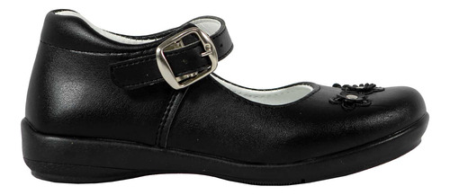 Zapato Escolar Casual Niña Negro Arco Antiderrapante Comodo