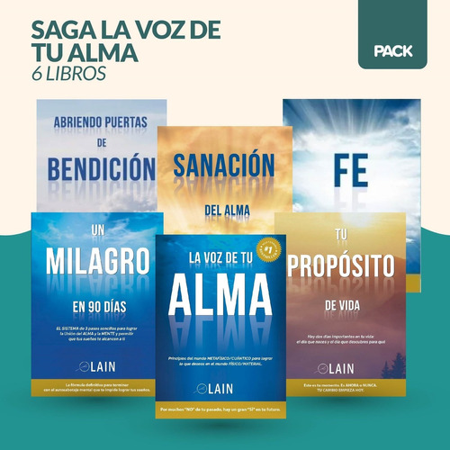 Saga La Voz De Tu Alma Libro 1 Al 6 - Lain Garcia Calvo