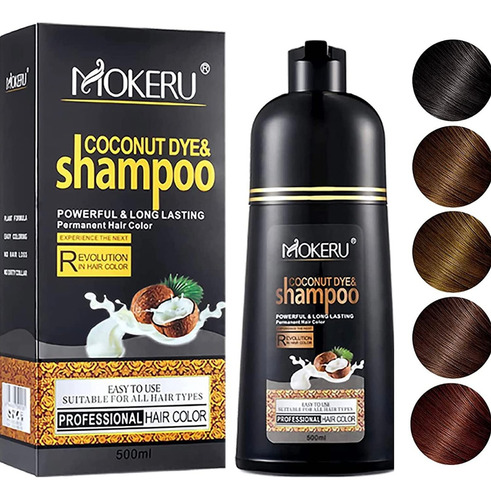 Mokeru - Champu Profesional De Coloracion De Aceite De Coco