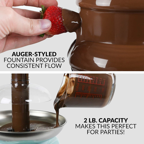 Fuente Para Fondue Nostalgia Clcf4aq, De 4 Niveles, 950 Ml