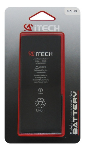 Bateria Compatible Con iPhone 6 Plus/ 6s Plus Aitech Gtia 