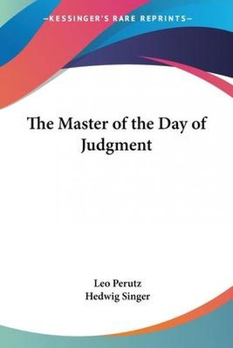 Libro The Master Of The Day Of Judgment - Leo Perutz