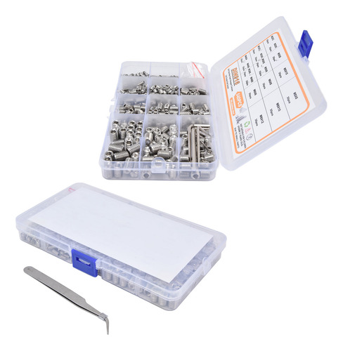 Cup Grub Screw 540pcs Set 304 Stainless Steel M2m8 Point