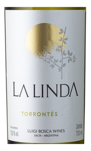 Kit C/ 12 Un Vinho Finca La Linda Torrontés 750 Ml