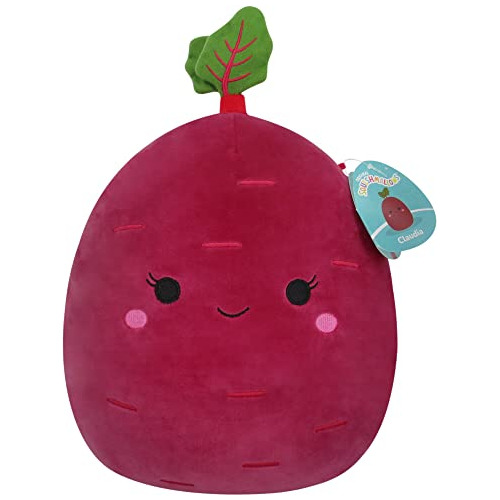 Squishmallows Claudia Purple Beet - Peluche De Tamaño Media