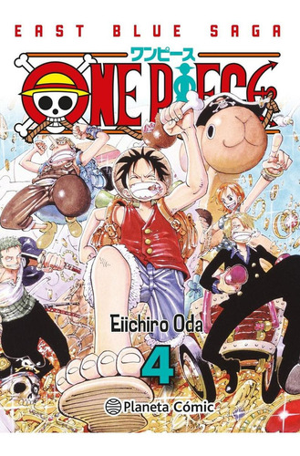 One Piece Nº 04 (3 En 1), De Oda, Eiichiro., Vol. 1. Editorial Planeta Comics, Tapa Blanda, Edición 1 En Castellano, 2023