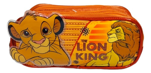 Lapicera Escolar Rey Leon 180602 Color Naranja