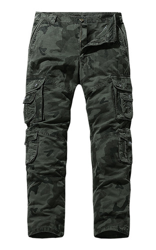 Pantalones De Camuflaje Para Hombre, Overoles De Algodón, Pa