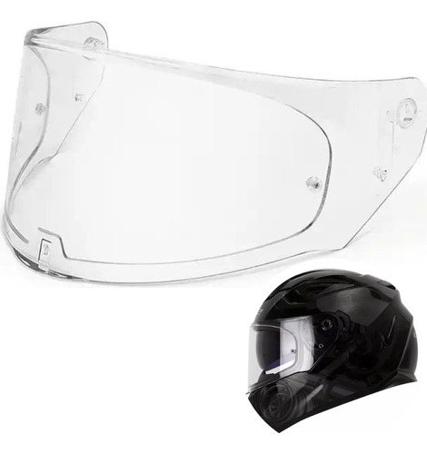 Visor Lente Para Casco Para Ls2 Ff320 - Ff353 Rapid 