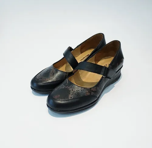 Zapato Guillermina Cuero Mujer Urbano Acolchado Art 342