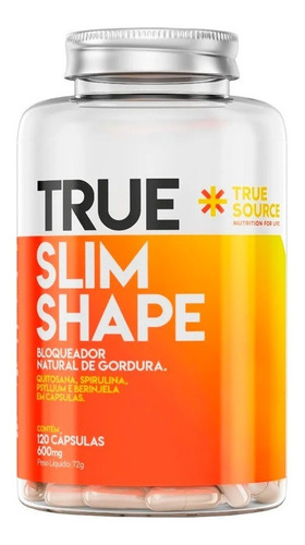Slim Shape Bloqueador De Gordura Natural 120cáps True Source