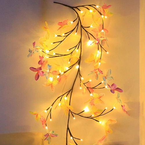 Rama De De Navidad Iluminada, Ramas Iluminadas, 4,5 V,