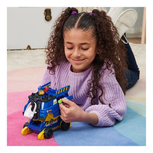 Paw Patrol, Chase Rise And Rescue - Coche De Juguete Transf