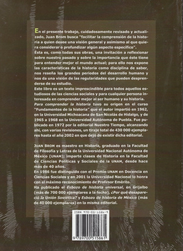 Para Comprender La Historia. 9789700515861 Brom. Grijalbo.