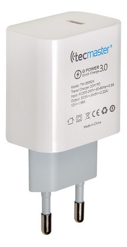 Cargador Usb C Con Cable Usb C 20w Certificación Sec