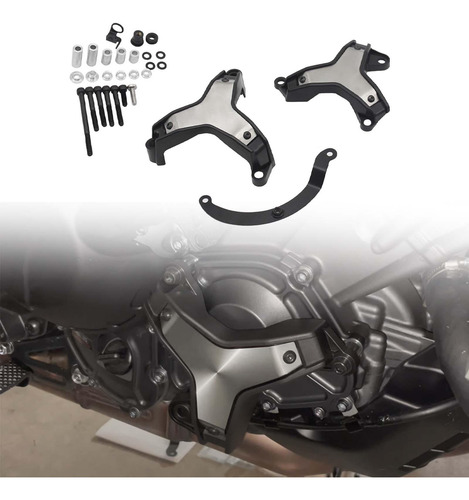 Protectores De Motor De Motocicleta, Protector De Plata