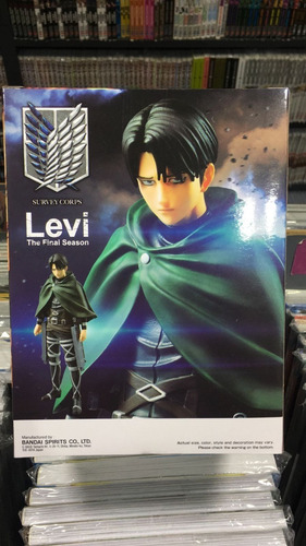 Imagen 2 de 4 de Attack On Titan The Final Season - Levi - Banpresto Original