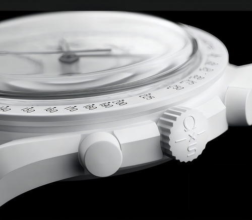 Reloj Swatch X Omega Moonswatch Moonphase Snoopy White