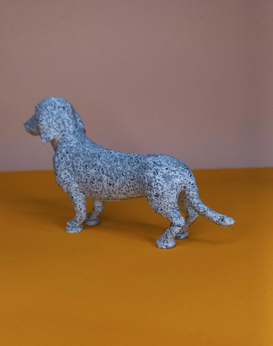 Esculturas Perros 3d - Varias Razas - Símil Piedra Salchicha