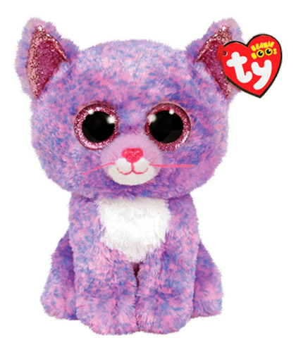 Ty Beanie Boos Cassidy Gato Lavanda Regular