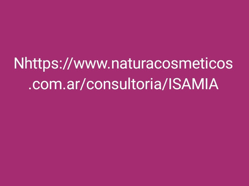 Nhttps://www.naturacosmeticos.com.ar/consultoria/isamia