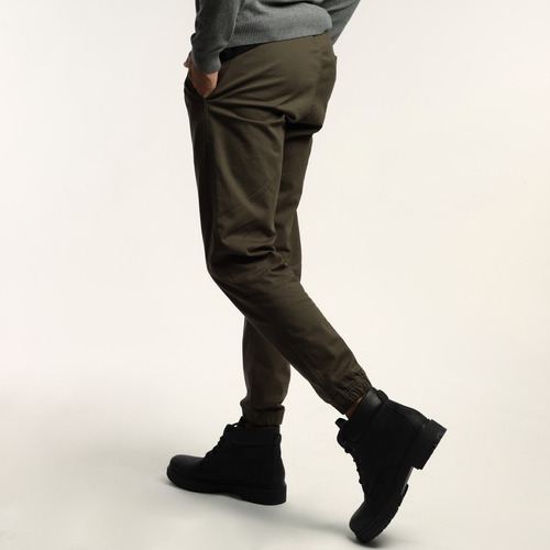 Pantalón Hombre Kevingston Babucha Cabral Gabardina Verde