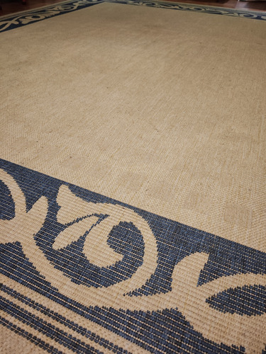 Alfombra Carpeta Simil Yute Plana 2x2,40 2.42 M 2 M Trama Natural (Usado)