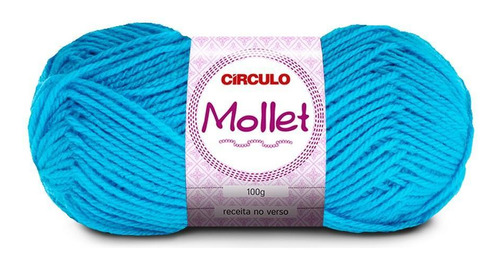 Lã Mollet Circulo 100g 2194- Turquesa