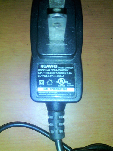 Cargador Huawei Tpca -050065uy