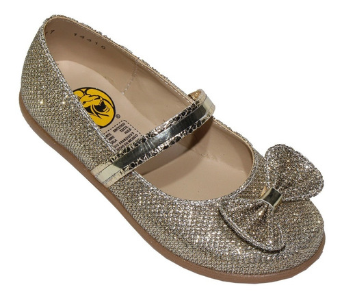 Zapatilla Casual Vestir Leon Niña Glitter 277 T15-21