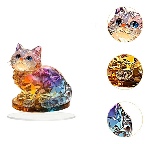 Ornamento Acrílico 2d Cat Plague Collectible Ornament