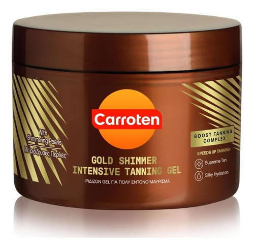 Gel Bronceador Carroten Gold Shimmer Intensive 150 Ml Waterr