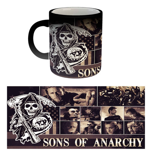 Taza Mágica Sons Of Anarchy |de Hoy No Pasa| 4