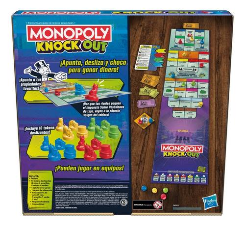 Monopoly Knockout - Juego De Mesa - Español / Diverti