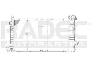 Radiador Ford Escort 1989-1990-1991 L4 2.0/2.3 Lts Auto