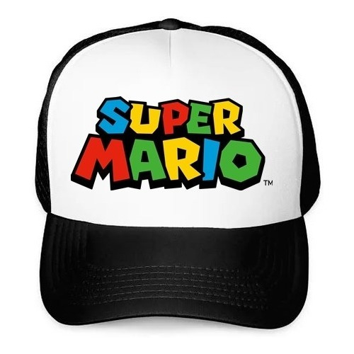 Gorra Unisex De Malla Súper Mario Bros Game Gamer