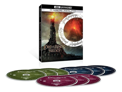 El Señor De Los Anillos Trilogia Extendida 4k Uhd + Blu-ray