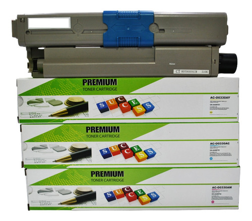 Toner Alternativo Oki C330 C331 C530 Mc561  C, M, Y Print+