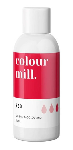 Colorante Colour Mill 100ml Liposoluble - Red / Rojo