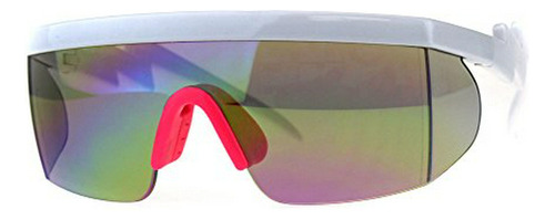 Gafas De Sol - Flat Top Crooked Bolt Arm Goggle Style Color 