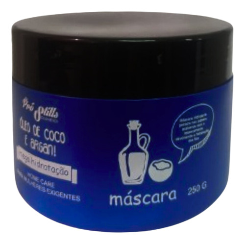 Shampoo 300ml & Máscara Capilar Óleo De Coco E Argan 250ml