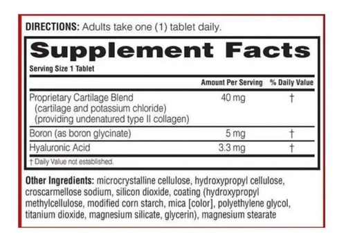 Imagen 2 de 2 de Move Free Ultra Triple Action Joint Health Colageno Tipo 2
