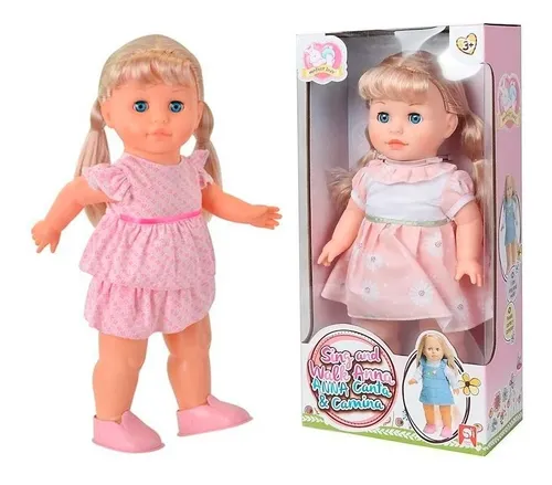 Muñeca que canta y sale camina