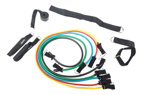 Kit 5 Bandas Funcionales Elasticas Anclaje Puerta Manijas