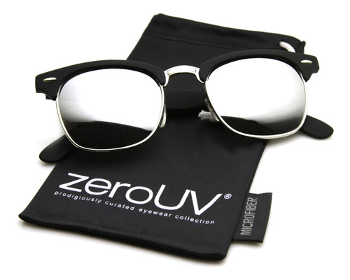 Zerouv - Gafas De Sol De Media Montura Premium Con Montura D